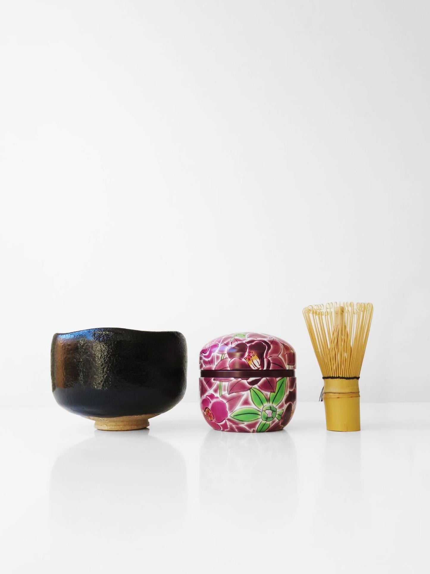 Tea Caddy - Pink Camellia