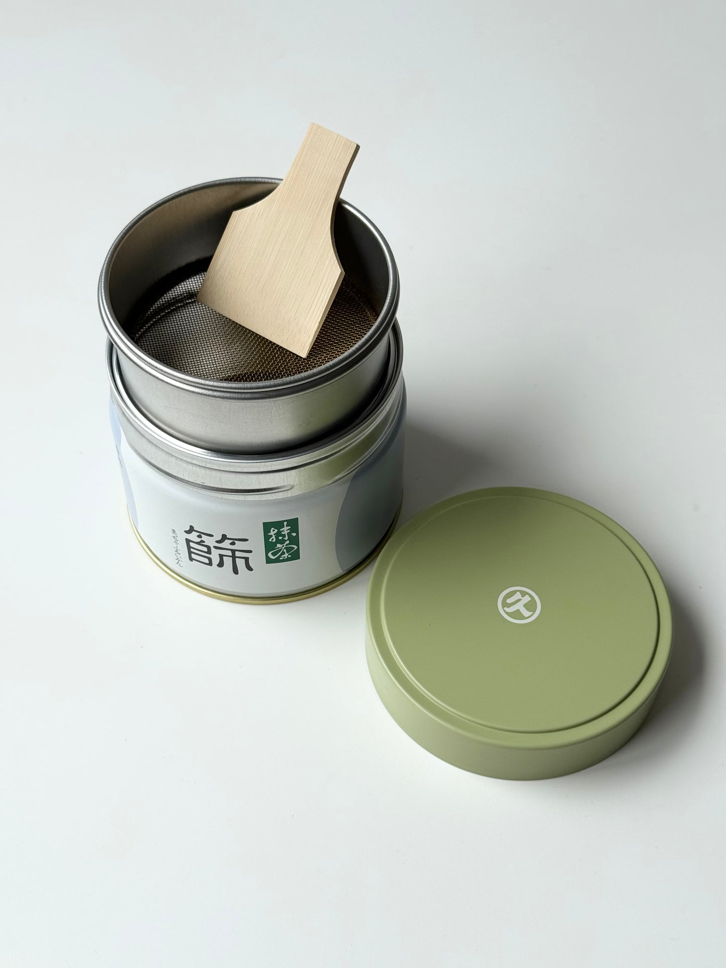 Matcha Can with Sieve - Marukyu Koyamaen