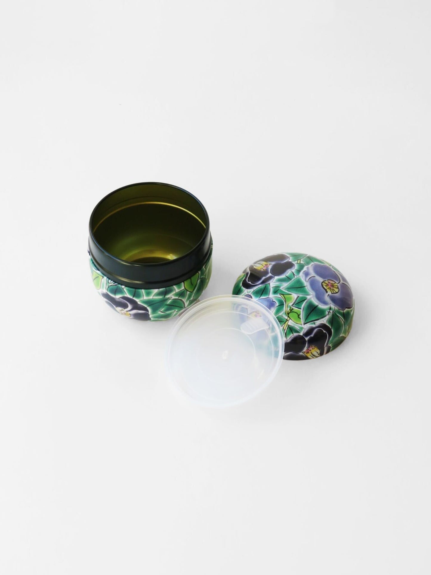 Tea Caddy - Blue Camellia