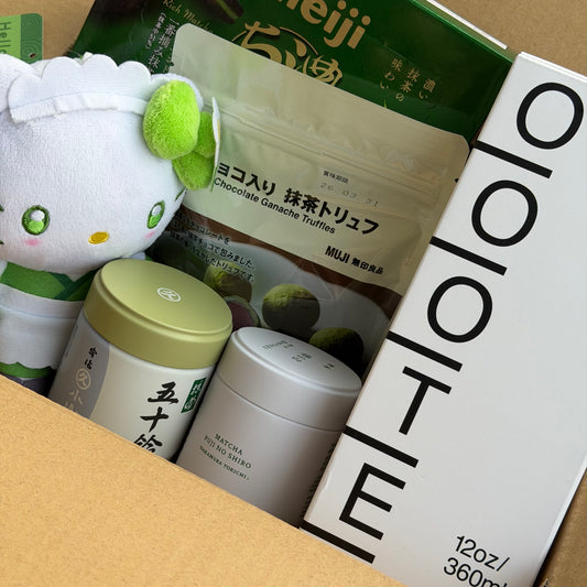 Matcha Snack Box + KINTO + Hello Kitty